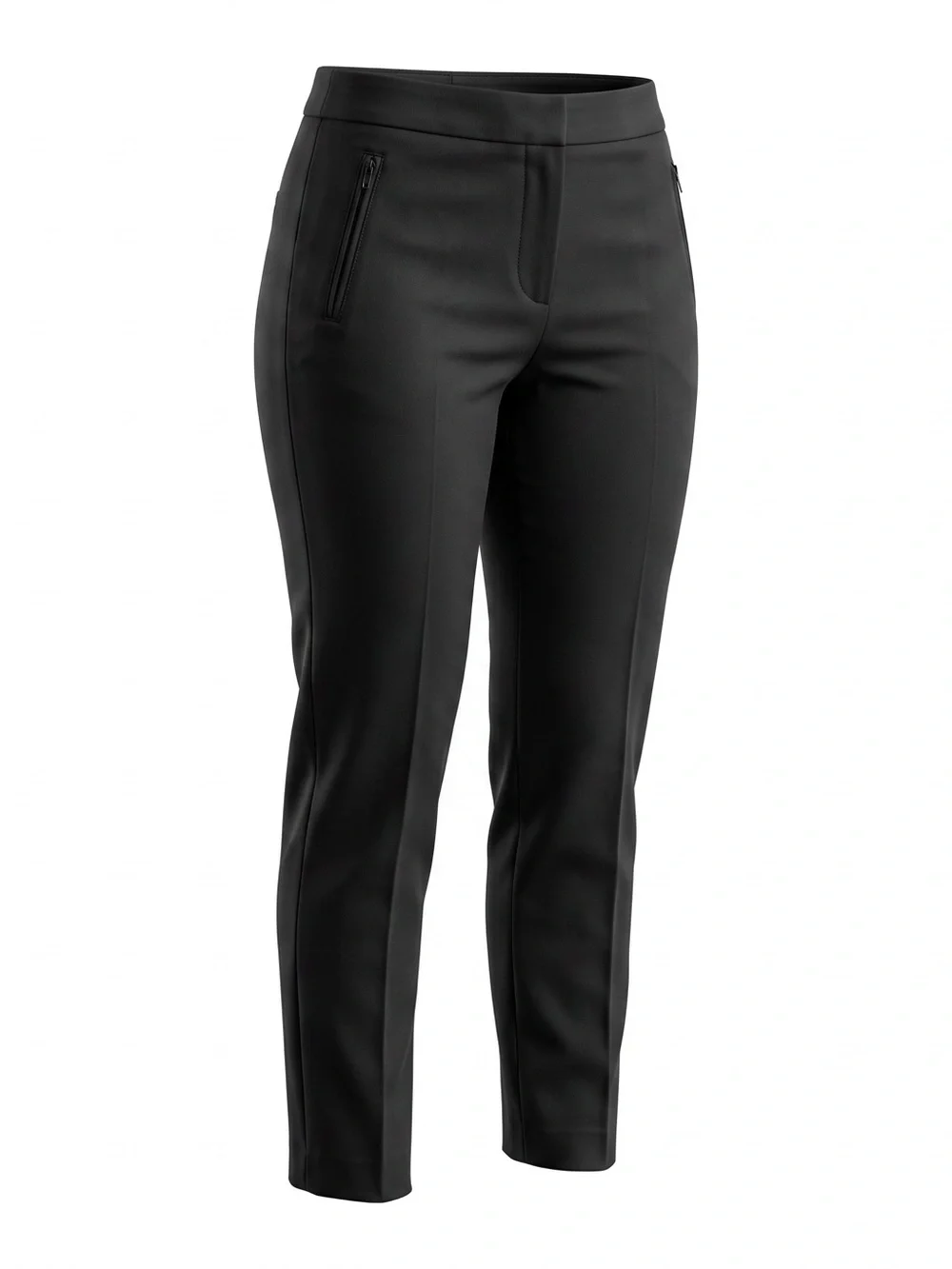 Zac & Rachel Bond 18 Black Trousers Slim Leg Size 6 NWT
